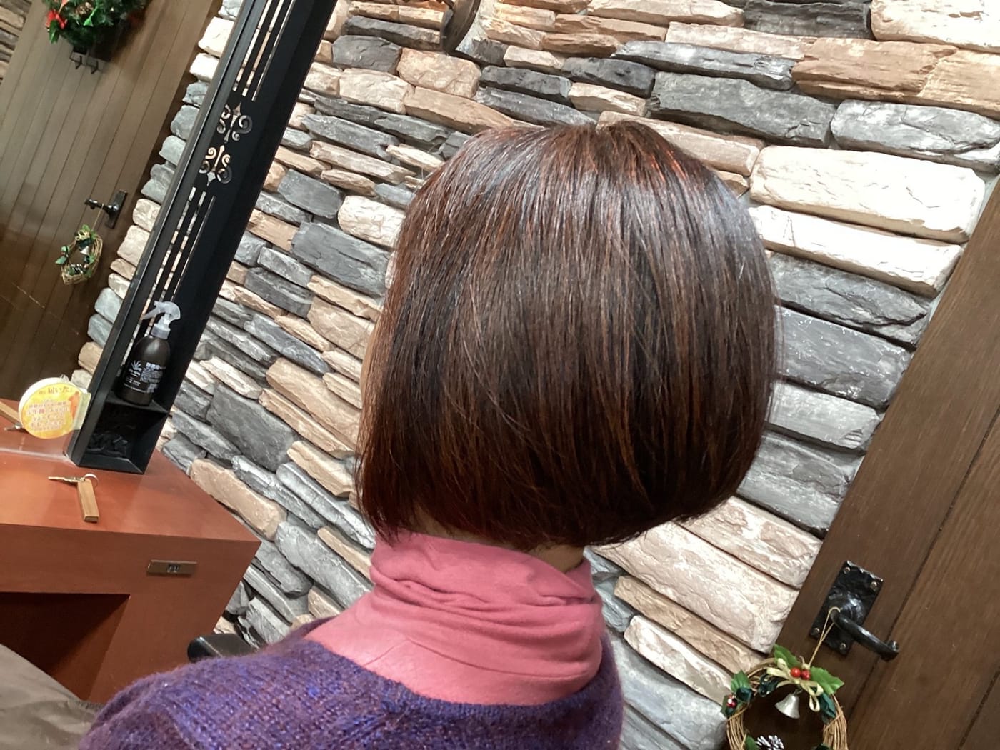 香草カラーの施術例
